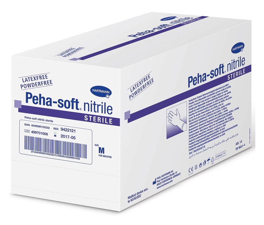Rękawice diagnostyczne - Peha-soft nitrile sterile