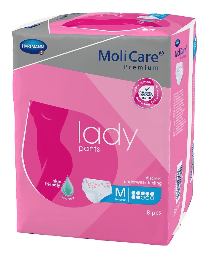 Higiena osób z problemem nietrzymania moczu - MoliCare Premium lady Pants