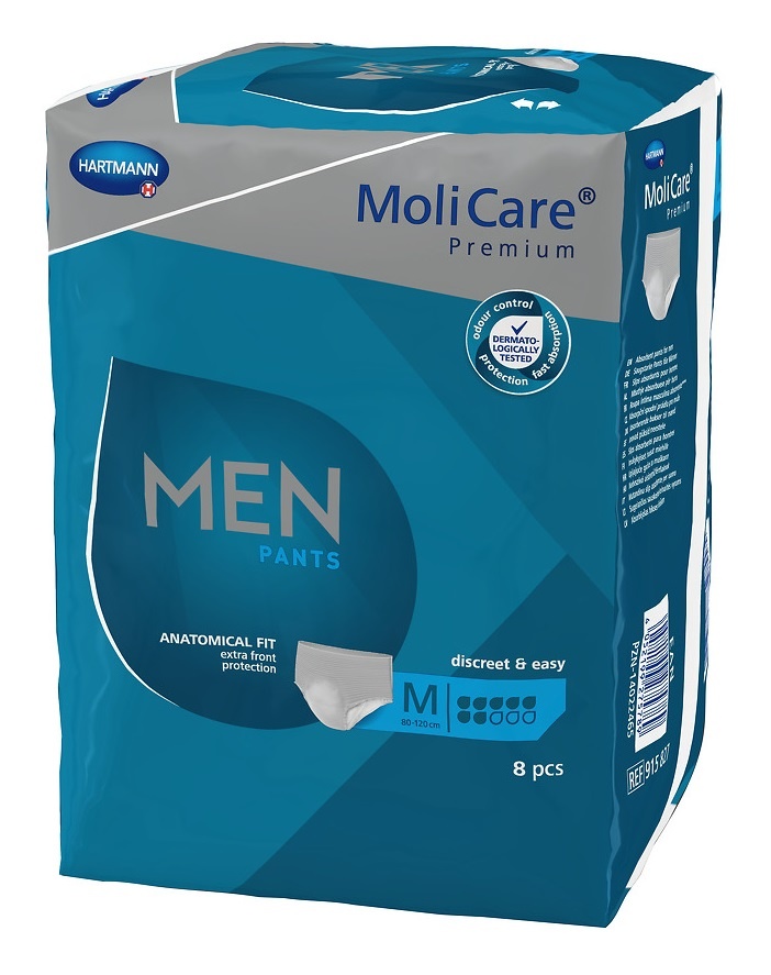 Higiena osób z problemem nietrzymania moczu - MoliCare Premium MEN Pants