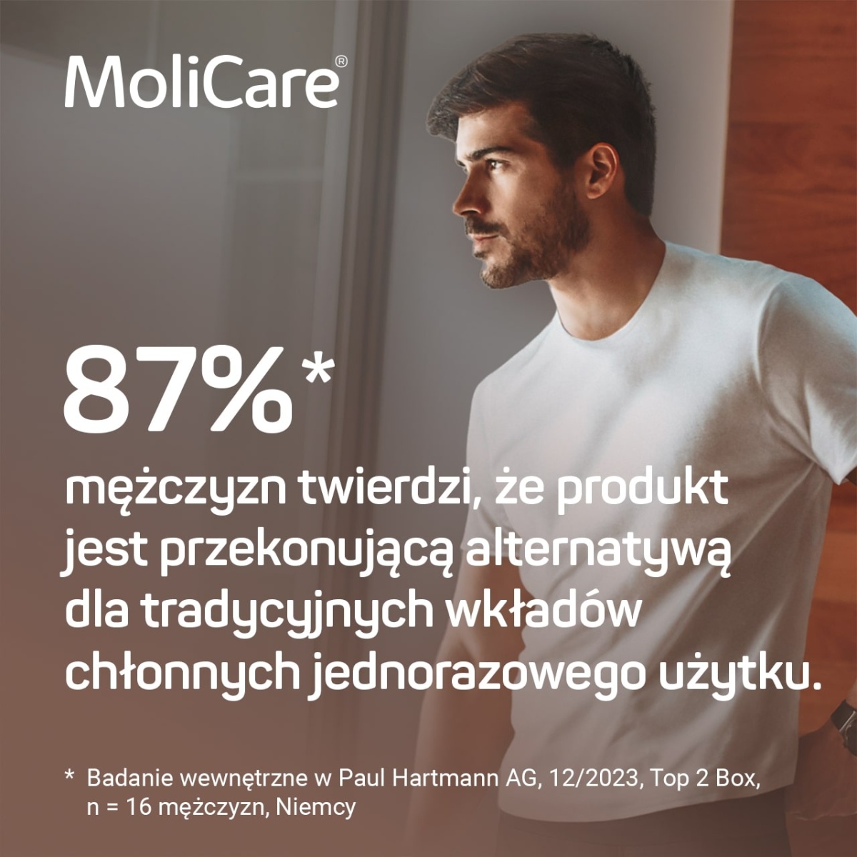 Higiena osób z problemem nietrzymania moczu - Bielizna chłonna MoliCare® dla kobiet i mężczyzn