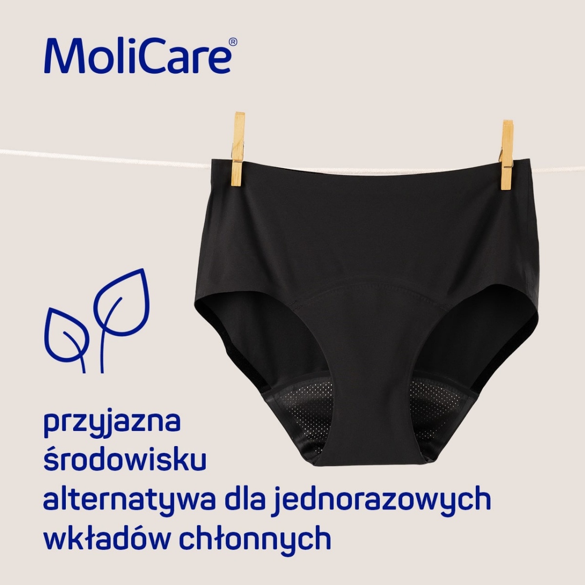 Higiena osób z problemem nietrzymania moczu - Bielizna chłonna MoliCare® dla kobiet i mężczyzn