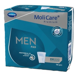 Higiena osób z problemem nietrzymania moczu - MoliCare Premium MEN PAD
