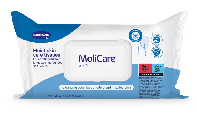 Higiena osób z problemem nietrzymania moczu - MoliCare Skin