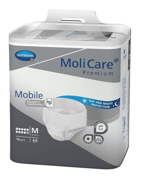 Higiena osób z problemem nietrzymania moczu - MoliCare Premium Mobile