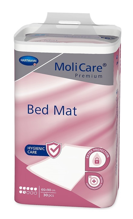 Higiena osób z problemem nietrzymania moczu - MoliCare Premium Bed Mat