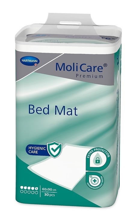 Higiena osób z problemem nietrzymania moczu - MoliCare Premium Bed Mat
