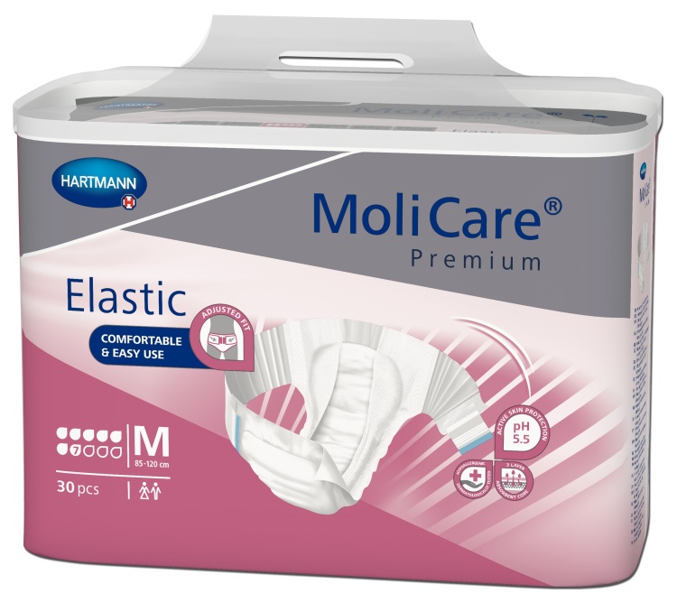 Higiena osób z problemem nietrzymania moczu - MoliCare Premium Elastic