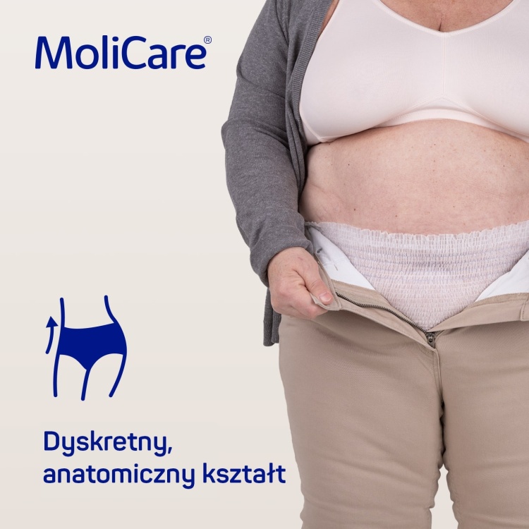 Higiena osób z problemem nietrzymania moczu - NOWOŚĆ MoliCare Premium Mobile 6 kropli XXL